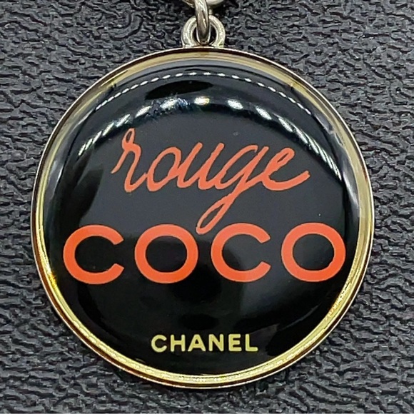 Chanel Keyring Keychain Silver COCO Marks W/Box - Picture 7 of 8